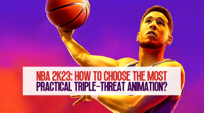 How to choose the most practical triple-threat animation in NBA 2K23?